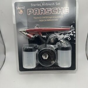 Paasche Single Action Starter Airbrush Set Open box